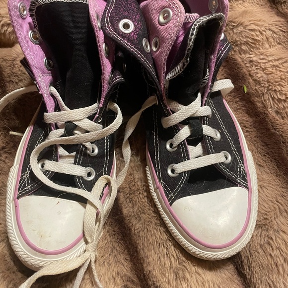 Size 4 double dutched Conversesize 4 - Picture 5 of 5